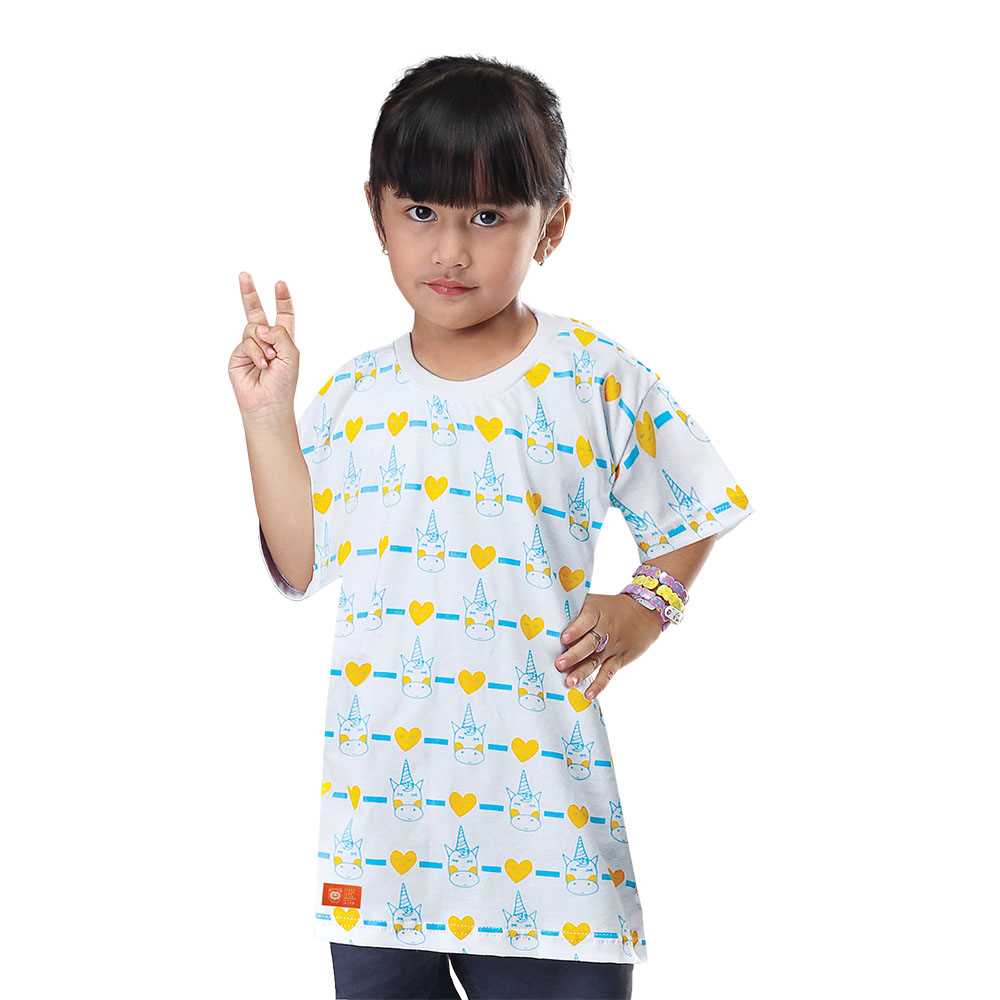 T-Shirt Cassual Anak Perempuan/IKO KID 881 - Gambar 6
