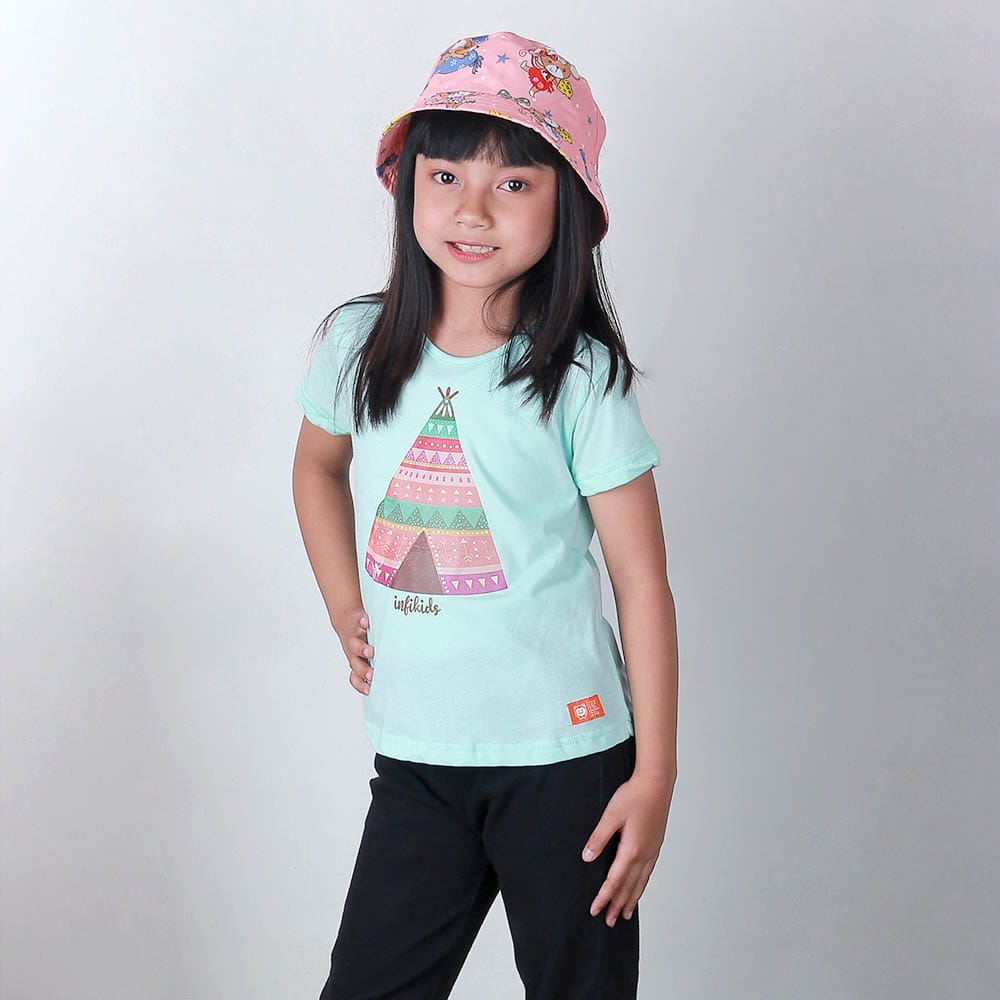 T-Shirt Cassual Anak Perempuan/IYN KID 722 - Gambar 3