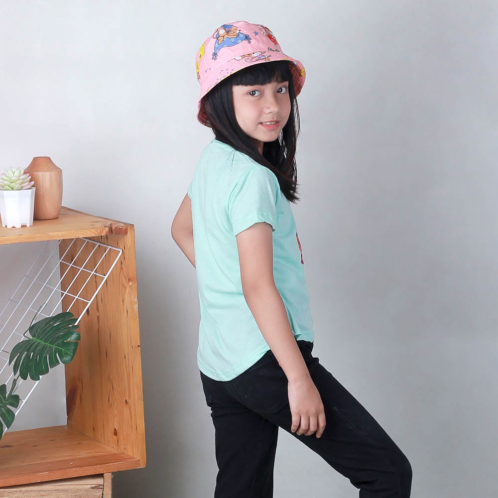 T-Shirt Cassual Anak Perempuan/IYN KID 722 - Gambar 4