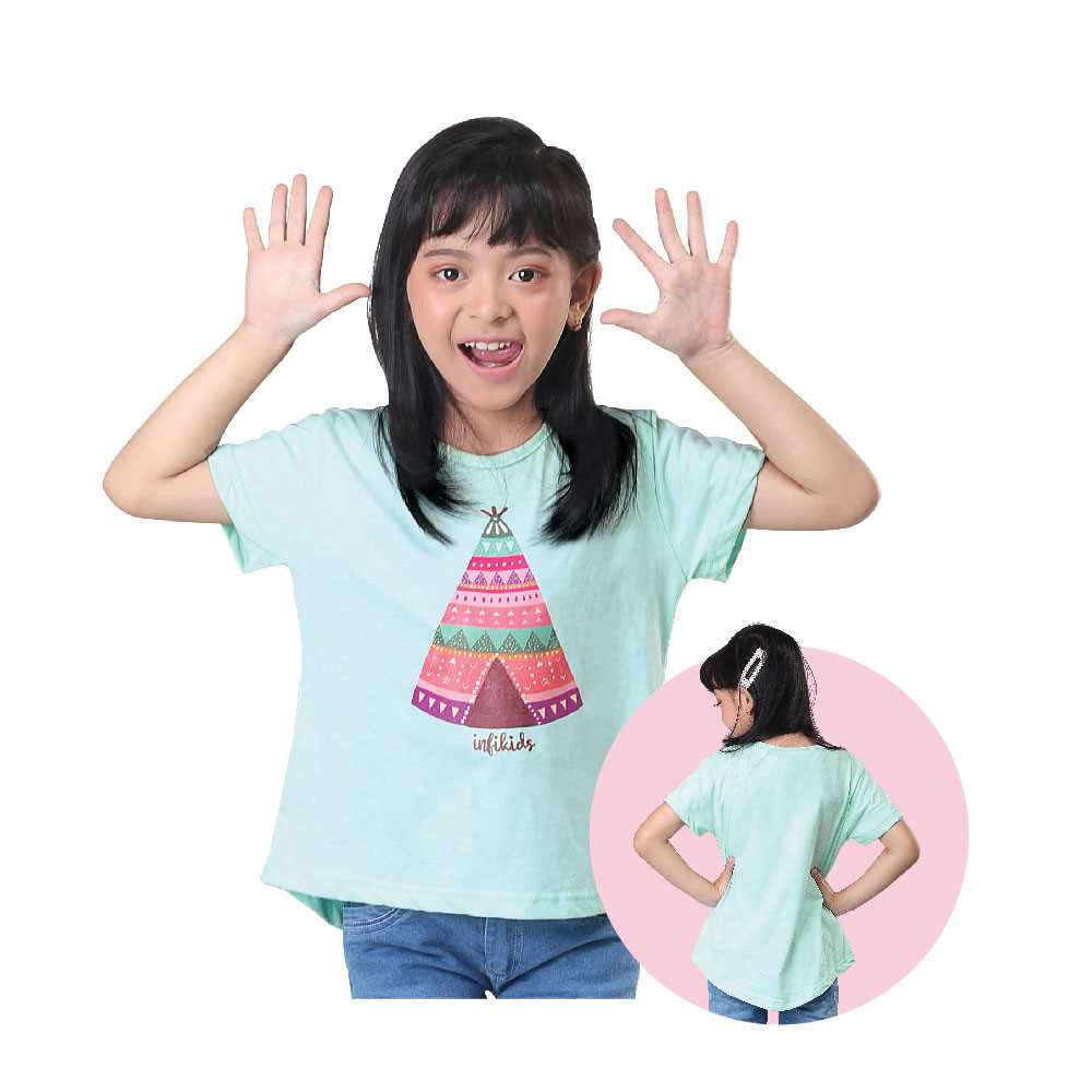 T-Shirt Cassual Anak Perempuan/IYN KID 722 - Gambar 5
